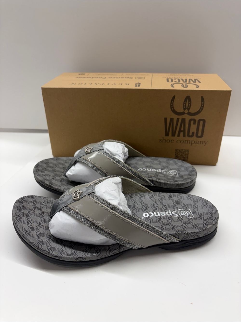 NEW Spenco Waco Cabo Flip Flop Sandals Women's Size 5B